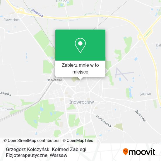 Mapa Grzegorz Kolczyński Kolmed Zabiegi Fizjoterapeutyczne