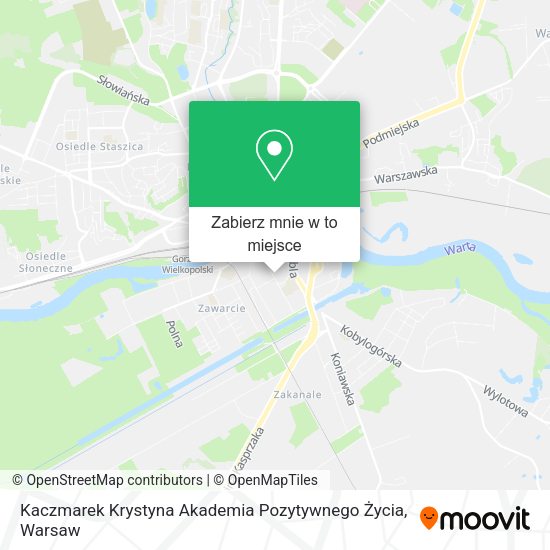 Mapa Kaczmarek Krystyna Akademia Pozytywnego Życia