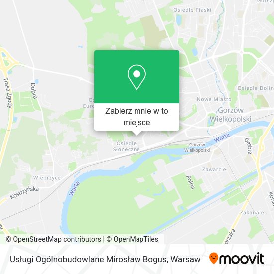 Mapa Usługi Ogólnobudowlane Mirosław Bogus