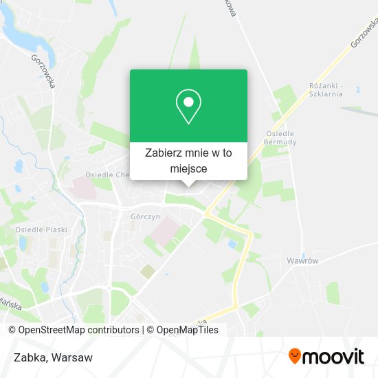 Mapa Zabka