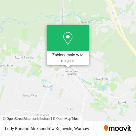 Mapa Lody Bonano Aleksandrów Kujawski