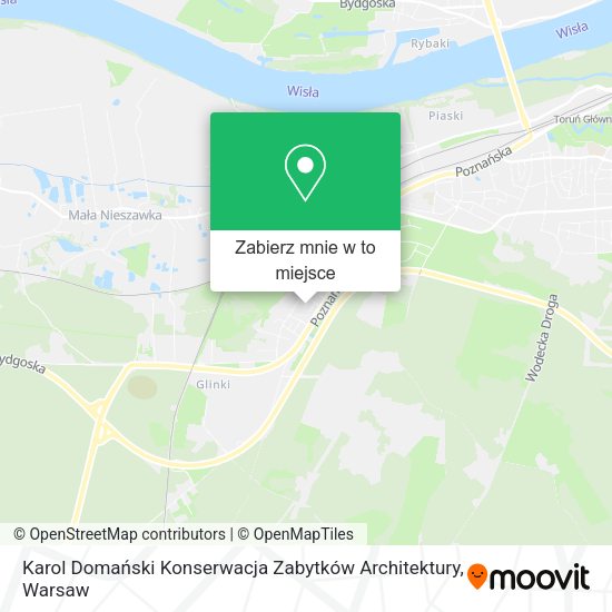 Mapa Karol Domański Konserwacja Zabytków Architektury