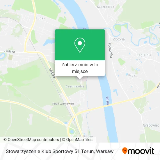 Mapa Stowarzyszenie Klub Sportowy 51 Torun