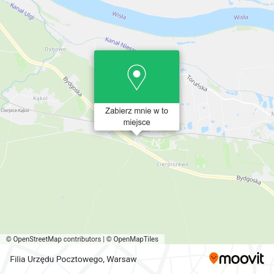 Mapa Filia Urzędu Pocztowego