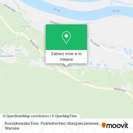 Mapa Koszykowska Ewa. Pośrednictwo Ubezpieczeniowe