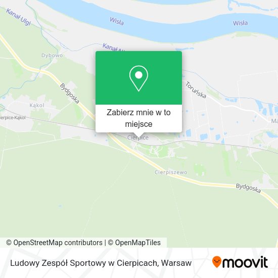 Mapa Ludowy Zespół Sportowy w Cierpicach