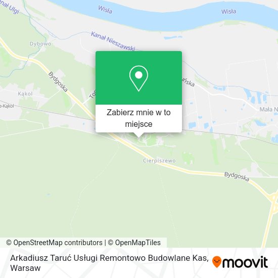 Mapa Arkadiusz Taruć Usługi Remontowo Budowlane Kas