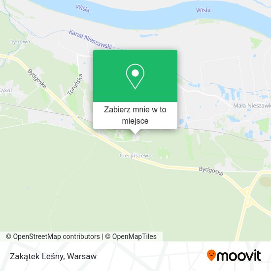 Mapa Zakątek Leśny