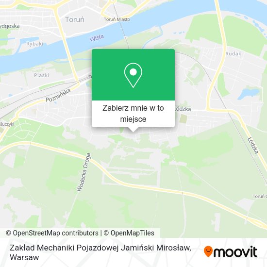 Mapa Zakład Mechaniki Pojazdowej Jamiński Mirosław