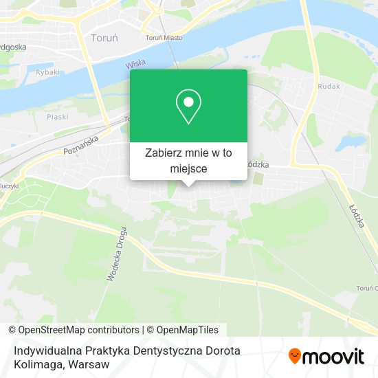 Mapa Indywidualna Praktyka Dentystyczna Dorota Kolimaga