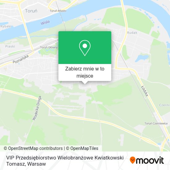 Mapa VIP Przedsiębiorstwo Wielobranżowe Kwiatkowski Tomasz