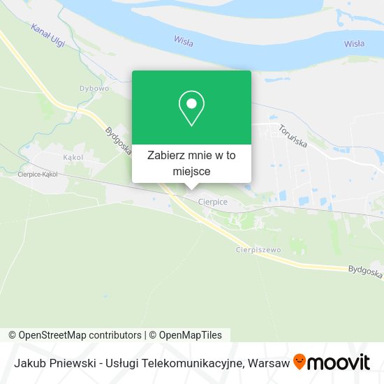 Mapa Jakub Pniewski - Usługi Telekomunikacyjne