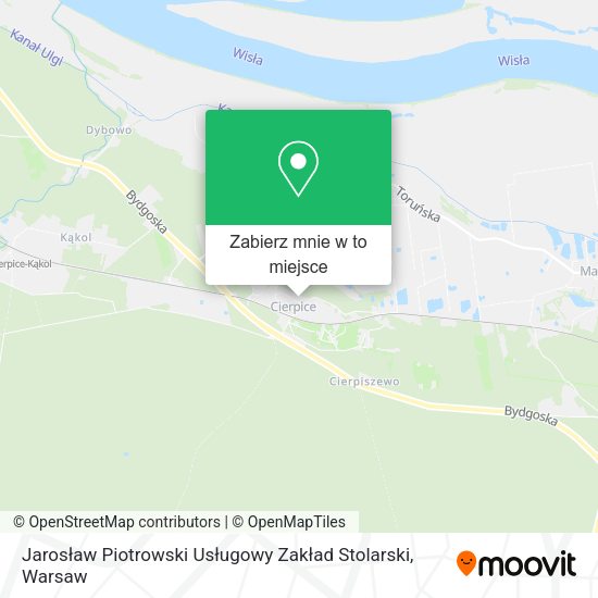 Mapa Jarosław Piotrowski Usługowy Zakład Stolarski