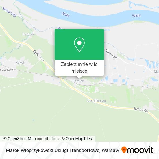 Mapa Marek Wieprzykowski Uslugi Transportowe