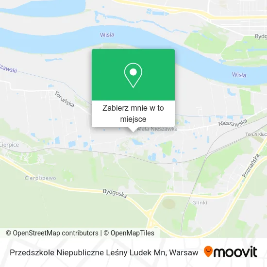 Mapa Przedszkole Niepubliczne Leśny Ludek Mn