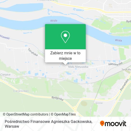 Mapa Pośrednictwo Finansowe Agnieszka Gackowska