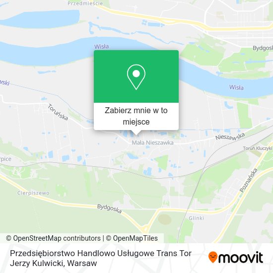 Mapa Przedsiębiorstwo Handlowo Usługowe Trans Tor Jerzy Kulwicki