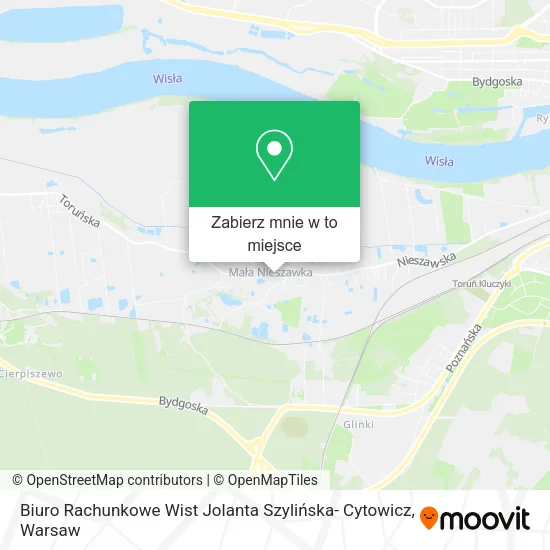 Mapa Biuro Rachunkowe Wist Jolanta Szylińska- Cytowicz