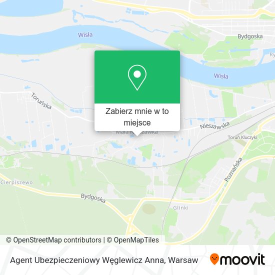 Mapa Agent Ubezpieczeniowy Węglewicz Anna