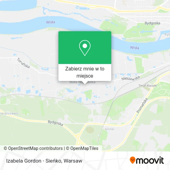 Mapa Izabela Gordon - Sieńko