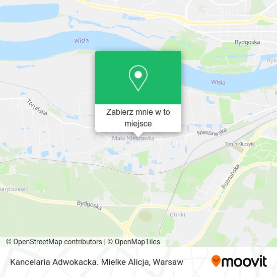 Mapa Kancelaria Adwokacka. Mielke Alicja