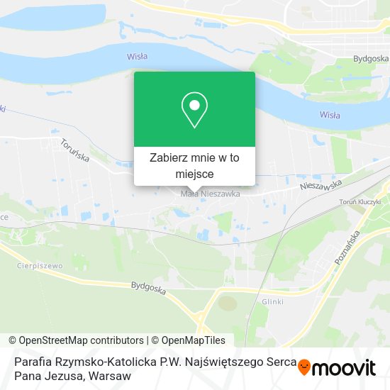 Mapa Parafia Rzymsko-Katolicka P.W. Najświętszego Serca Pana Jezusa