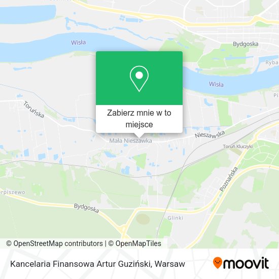 Mapa Kancelaria Finansowa Artur Guziński