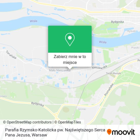 Mapa Parafia Rzymsko-Katolicka pw. Najświętszego Serca Pana Jezusa