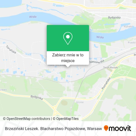 Mapa Brzeziński Leszek. Blacharstwo Pojazdowe