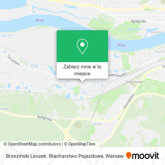 Mapa Brzeziński Leszek. Blacharstwo Pojazdowe