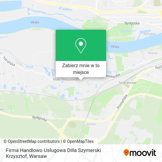 Mapa Firma Handlowo Usługowa Dilla Szymerski Krzysztof