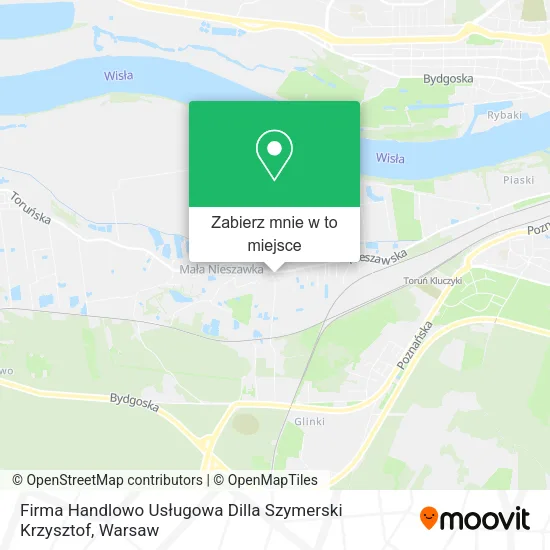 Mapa Firma Handlowo Usługowa Dilla Szymerski Krzysztof