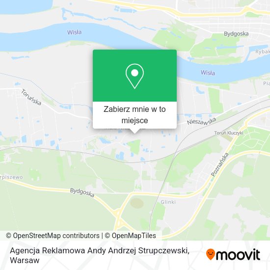 Mapa Agencja Reklamowa Andy Andrzej Strupczewski