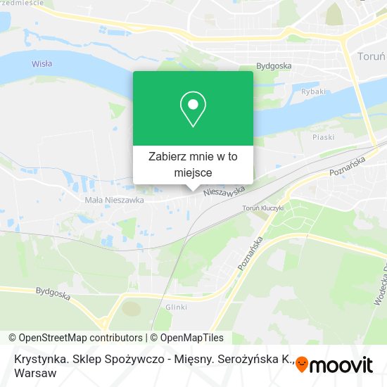 Mapa Krystynka. Sklep Spożywczo - Mięsny. Serożyńska K.