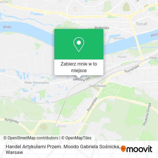 Mapa Handel Artykułami Przem. Moodo Gabriela Sośnicka