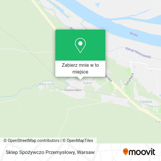 Mapa Sklep Spożywczo Przemysłowy