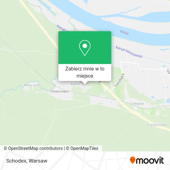 Mapa Schodex
