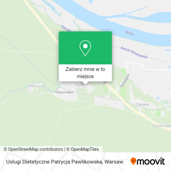 Mapa Usługi Dietetyczne Patrycja Pawlikowska