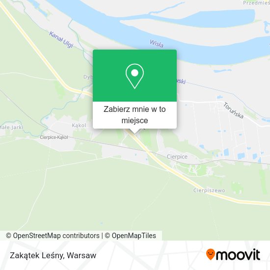 Mapa Zakątek Leśny