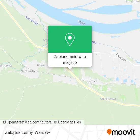 Mapa Zakątek Leśny