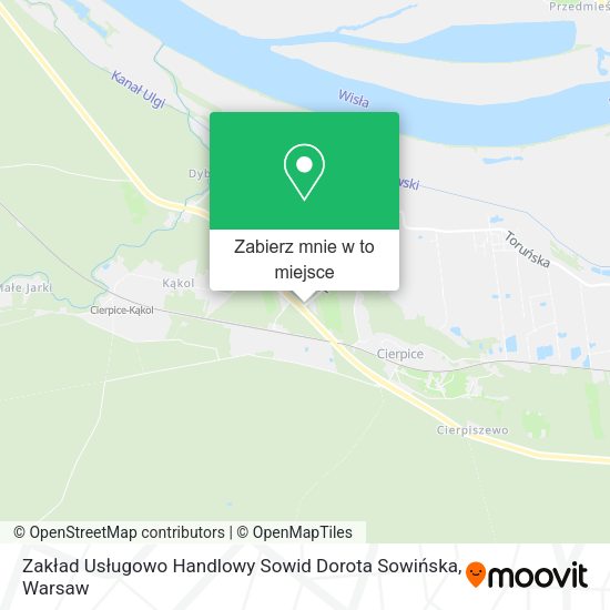 Mapa Zakład Usługowo Handlowy Sowid Dorota Sowińska