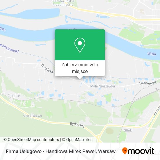 Mapa Firma Usługowo - Handlowa Mirek Paweł