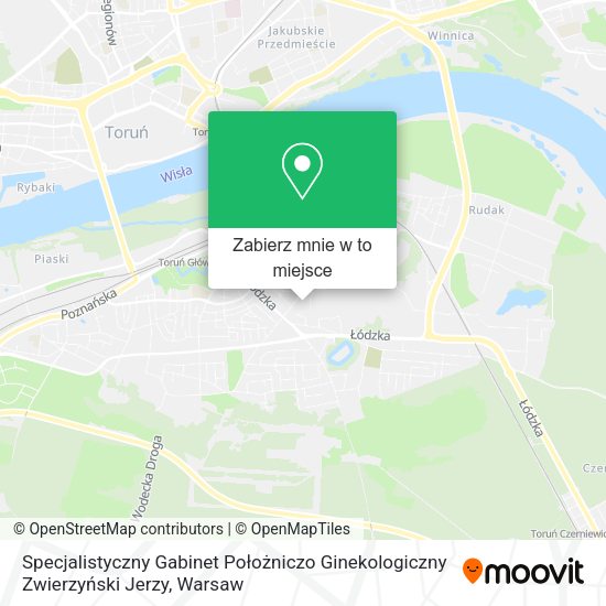 Mapa Specjalistyczny Gabinet Położniczo Ginekologiczny Zwierzyński Jerzy