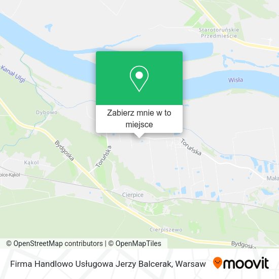 Mapa Firma Handlowo Usługowa Jerzy Balcerak