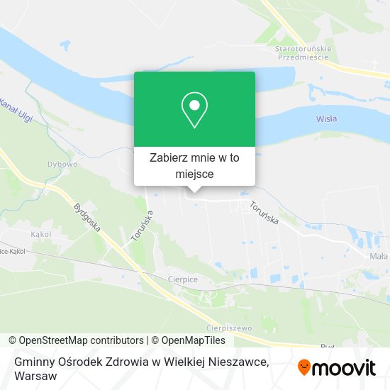 Mapa Gminny Ośrodek Zdrowia w Wielkiej Nieszawce