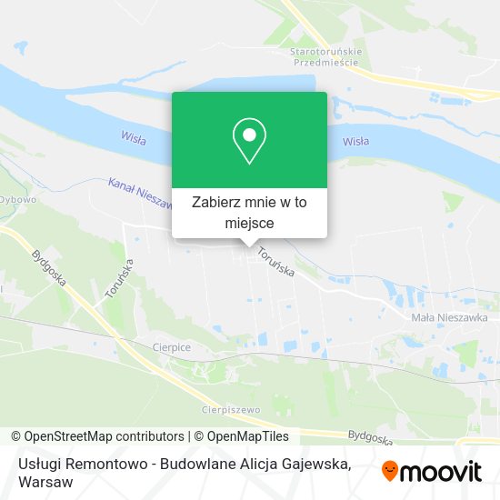 Mapa Usługi Remontowo - Budowlane Alicja Gajewska