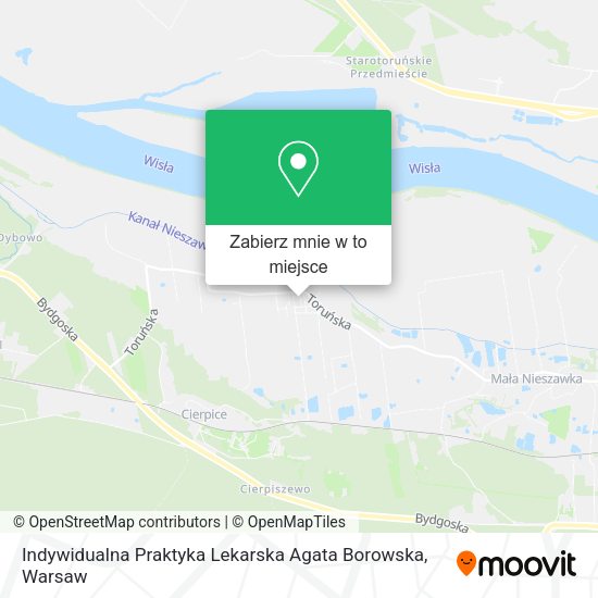 Mapa Indywidualna Praktyka Lekarska Agata Borowska