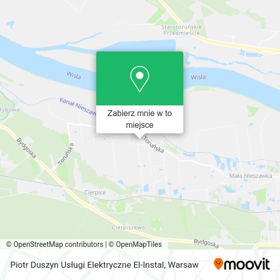 Mapa Piotr Duszyn Usługi Elektryczne El-Instal