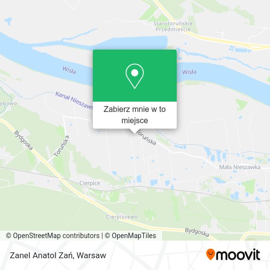 Mapa Zanel Anatol Zań