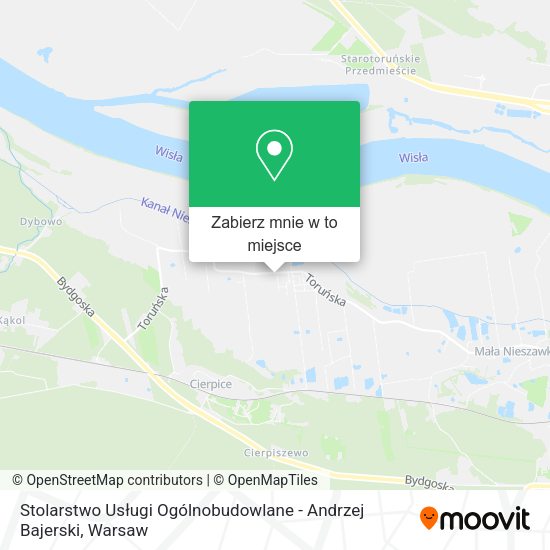 Mapa Stolarstwo Usługi Ogólnobudowlane - Andrzej Bajerski